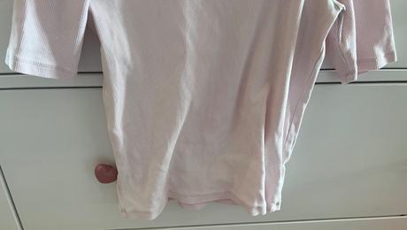 Bledoružové bavlnené tričko, sinsay, m/38, sinsay,m