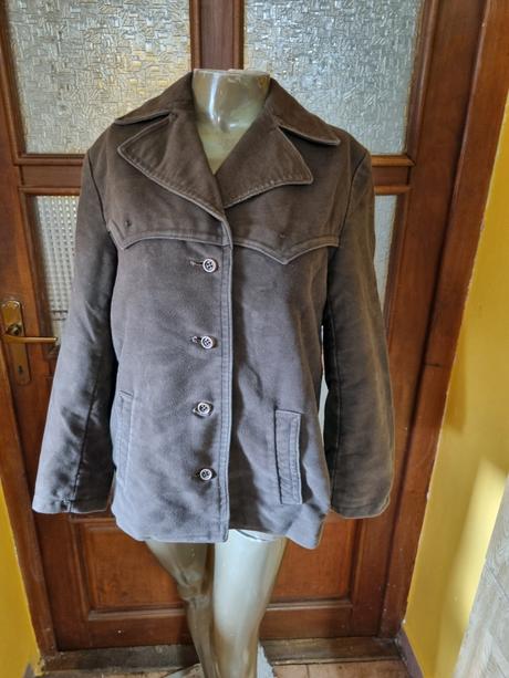 Dámsky semišový kabátik na prechodné obdobie, 38