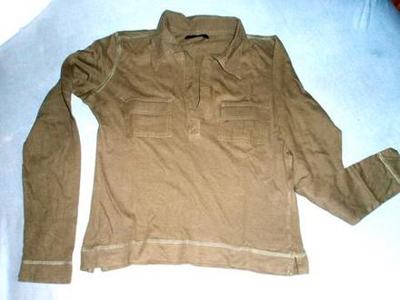 Khaki tričko s dhým rukávom , amisu,s
