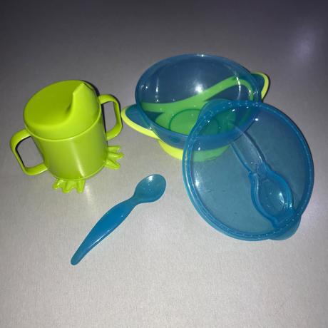 Miska+lyžička+ pohárik,
