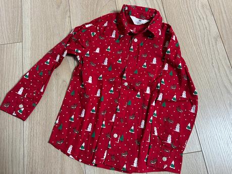 Vianočná košeľa, h&m,116