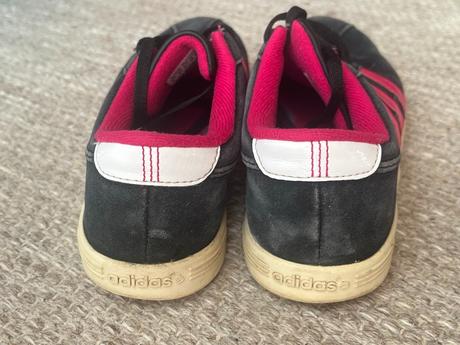 Ruzovo cierne tenisky adidas, adidas,34