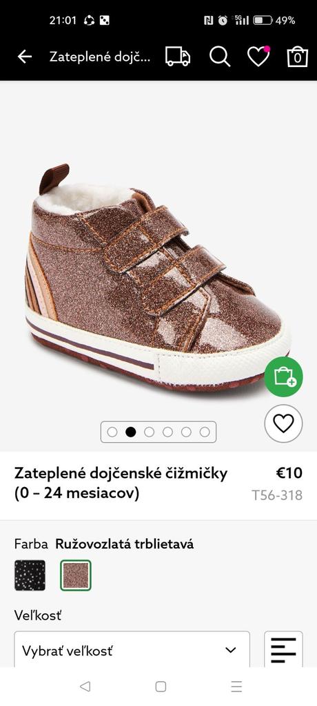 Topánky zateplene, next,19