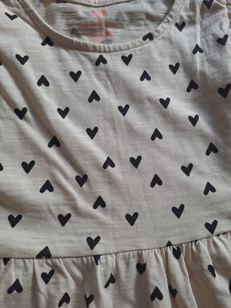 Srdieckove saty, h&m,110