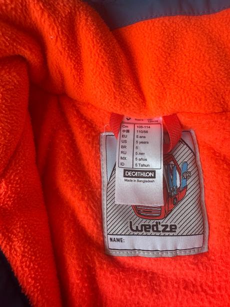 Zimná kombineza, decathlon,122