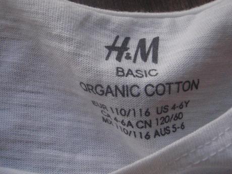 3x tričko s krátkym rukávom, h&m,110