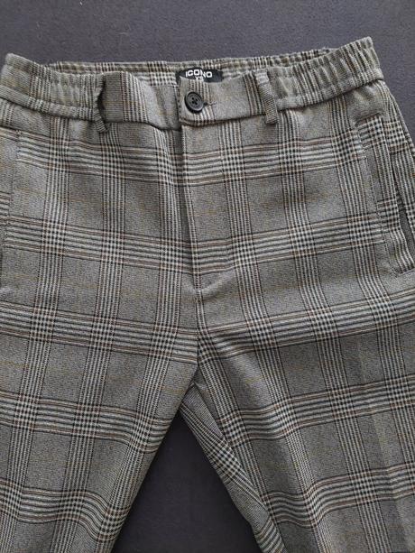 Elegantné karované nohavice, new yorker,xs