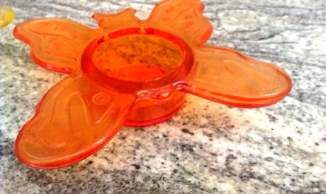 Svietnik na čajovú sviečku- motýľ, 