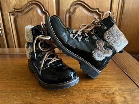 Lakované zimné topánky disney mickey mouse, disney,33