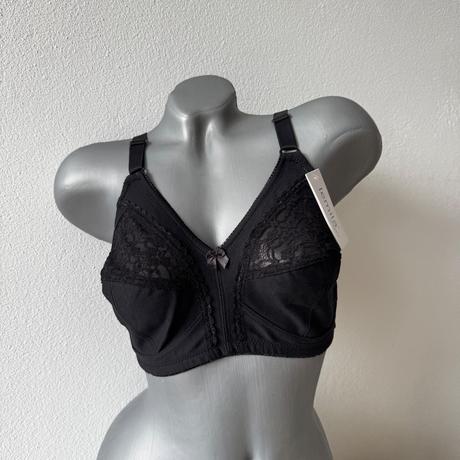 Nevystužená podprsenka bez kostíc 16170 čierna, 80d / 90d