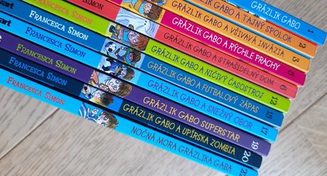 Knižky, séria 11 ks knižiek, grázlik gabo, 