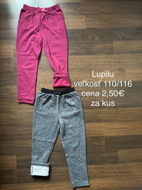 Oteplené tepláky, lupilu,116