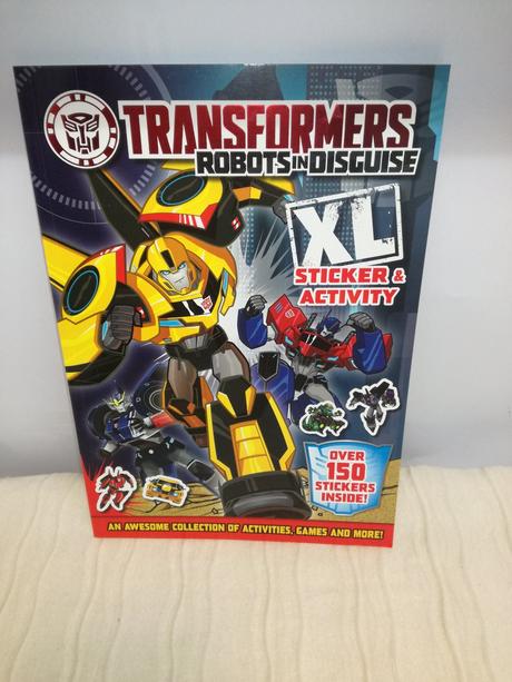 Transformers robots in disguise sticker book nwi18,