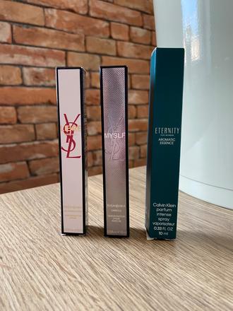 Miniaturky 10ml yves saint laurent & calvin klein, 