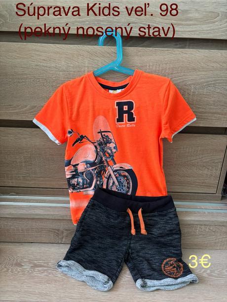 Tričko, kraťasy veľ. 98, kids,98