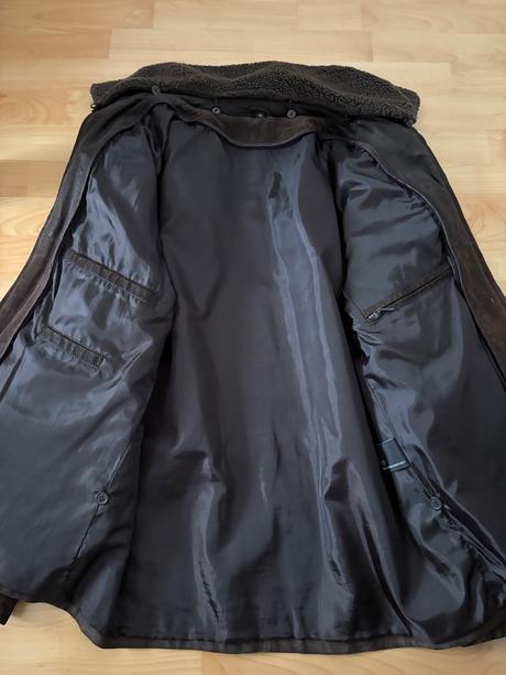 Pánska kožená bunda - m, m