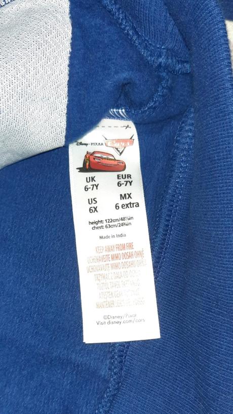 Mikina cars velk. 122, 122