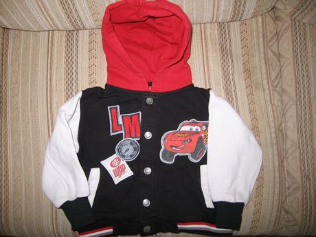 Basbalová mikino-bunda cars, disney,92