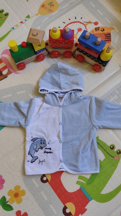 Zateplená mikina delfín, japitex,74