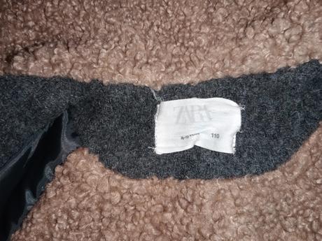 Zimný vlnený kabát, zara,110