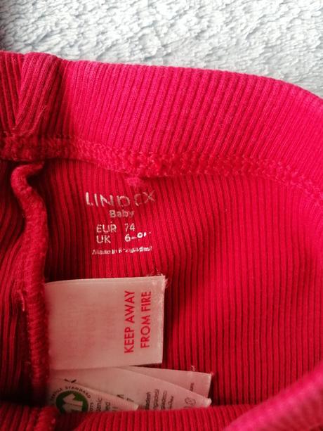 Bordový vrubkovany kompletik, lindex,74