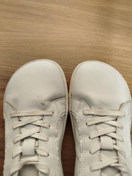 Shapen barefoot tenisky feelin chic white leather, 41