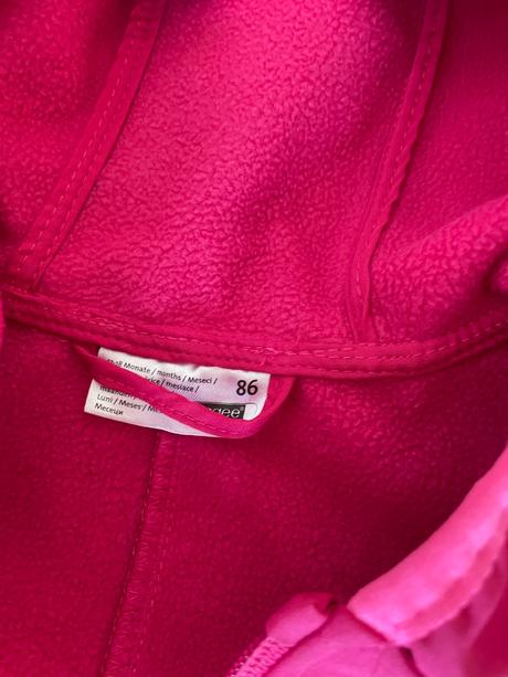 Prechodný flesom futrovany overalik kombinéza, 98