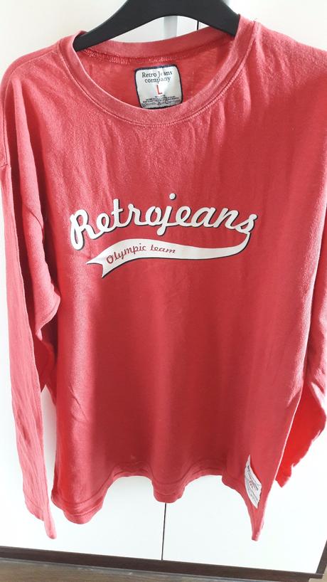 Retro jeans tricko, xl