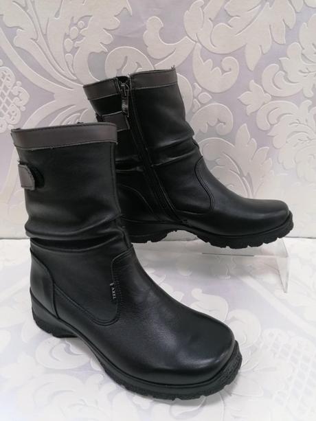 Dámske kožené čižmy 20500391 z, 36