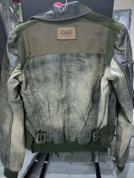 Kožená bunda d&g junior, 14, s