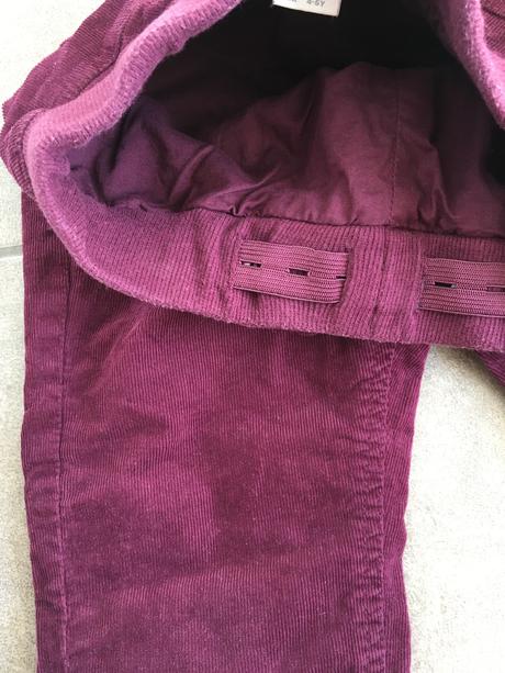 Manchestrové nohavice, lindex,110