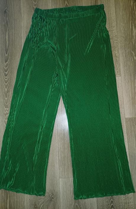 Dámske zelené culotte nohavice xxxl, xxl / xxxl