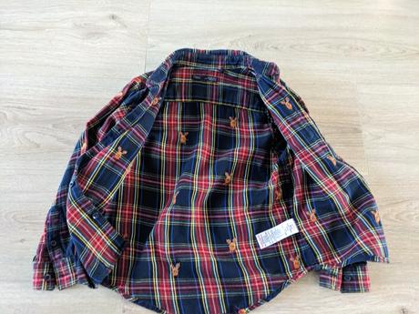 Vianočná flanelová  košeľa, 116