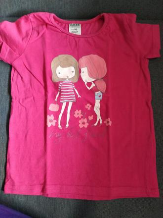 Milé tričko s motívom dievčatiek, veľ.92, 92