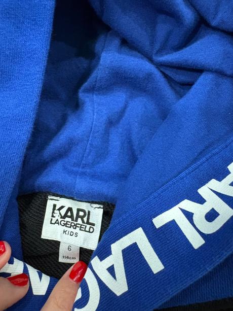 Karl lagerfeld detska mikina velkost 116, 116