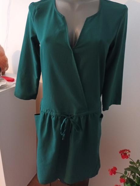 Zelené šaty, mango,s