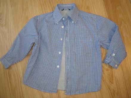 Zateplená košeľa--116/122, 122