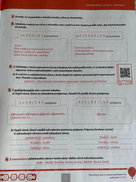 Slovenský jazyk s nadhľadom 7a riešenia,