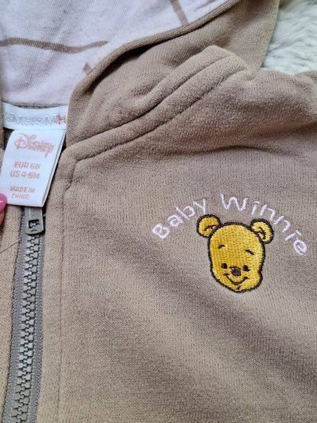 Mikina macko pooh, h&m,68