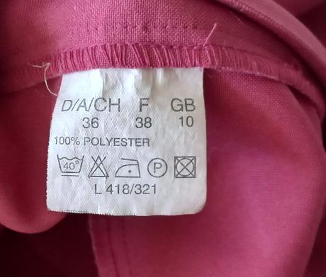 Elegantné malinové nohavice, 36