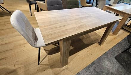 Rozťahovací/rozkladací stôl do jedálne, dub sonoma, 