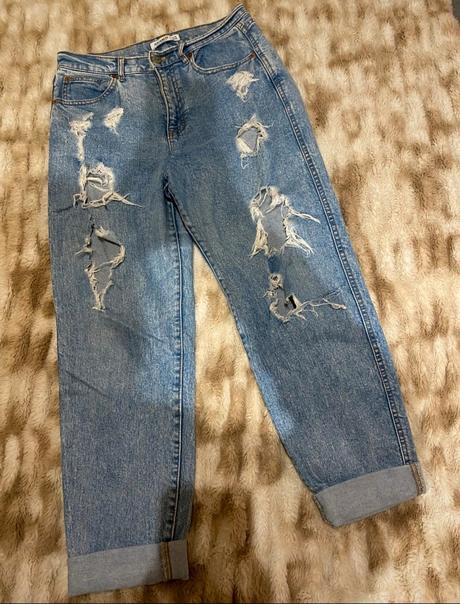 Džínsy a dierami pull&bear, pull&bear,m
