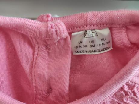 Dojčenské tričká, f&f,62