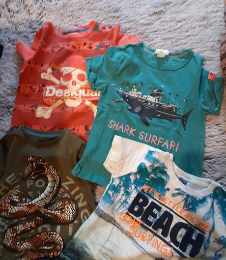 Mix 122/128 tričká 3+1, 122–134