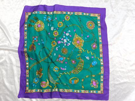 Kvalitná luxusna hodvabna elegantná šatka, xl