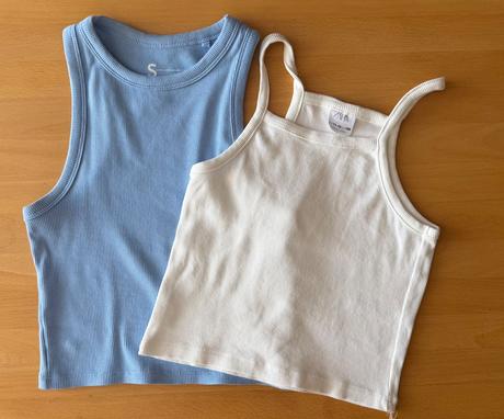 Set bledomodre a biele tielko, zara,152