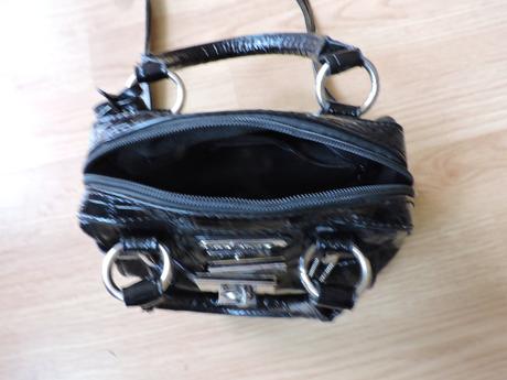 Čierna mini crosbody kabelka,