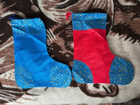 Sada 2 ks mikulášskych čižmičiek,