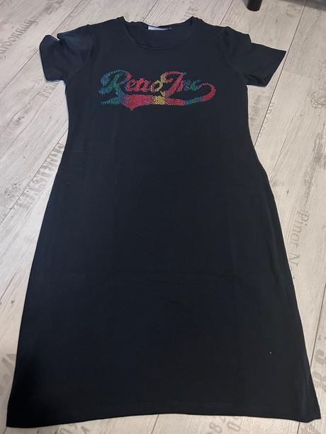 Retro jeans šaty, s