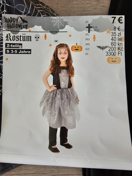 Kostým čarodejnice,